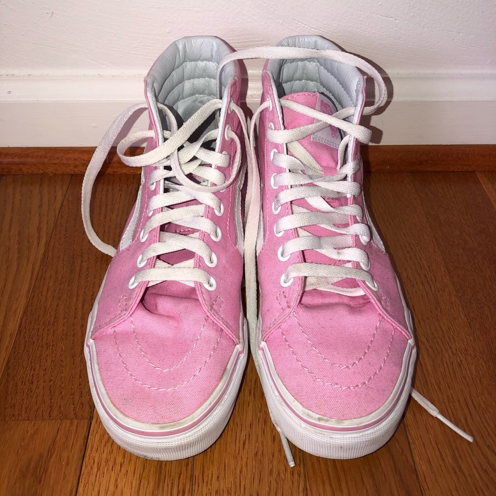Pink Sk8 Hi Vans